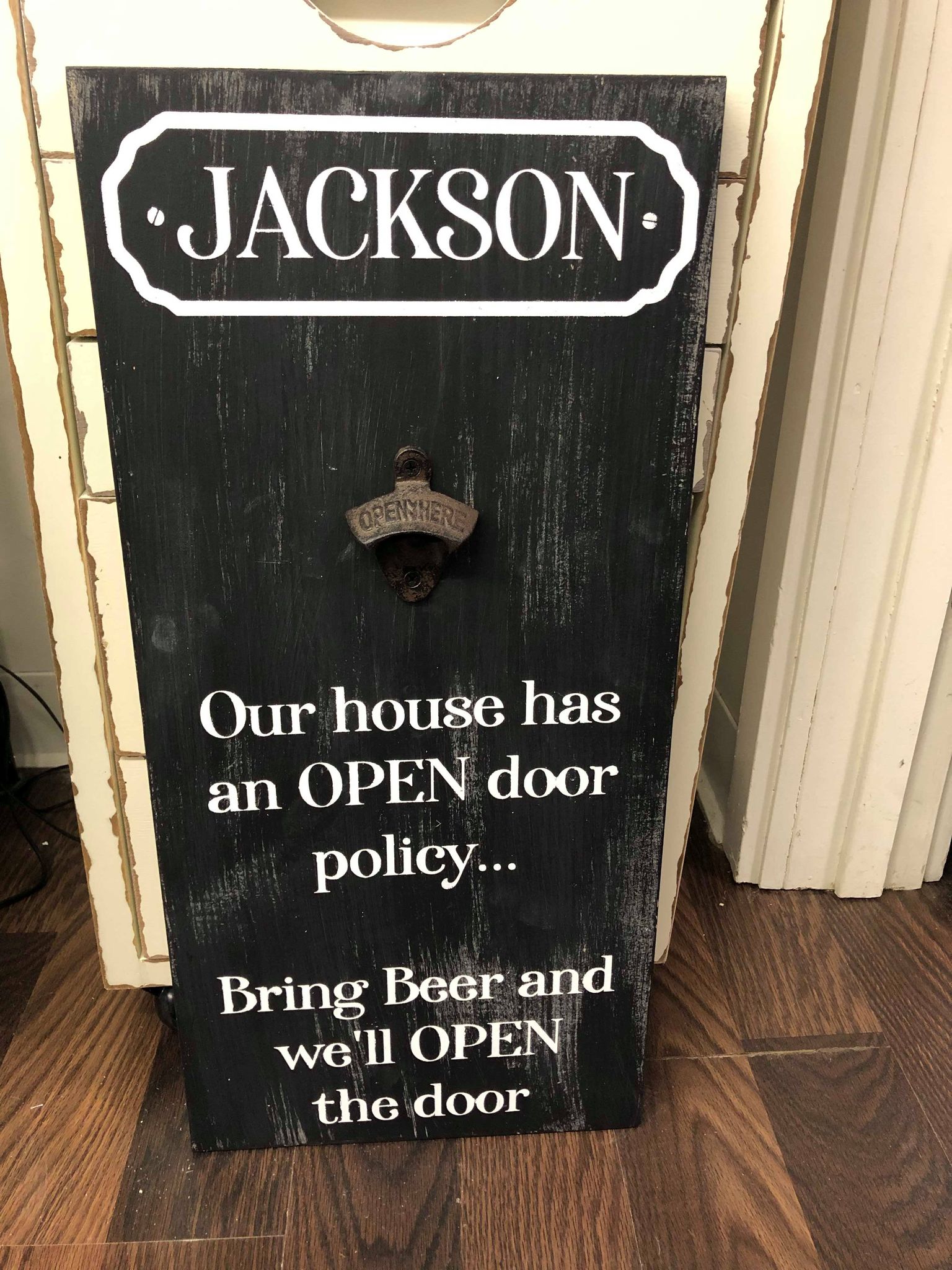 Bottle Opener Sign